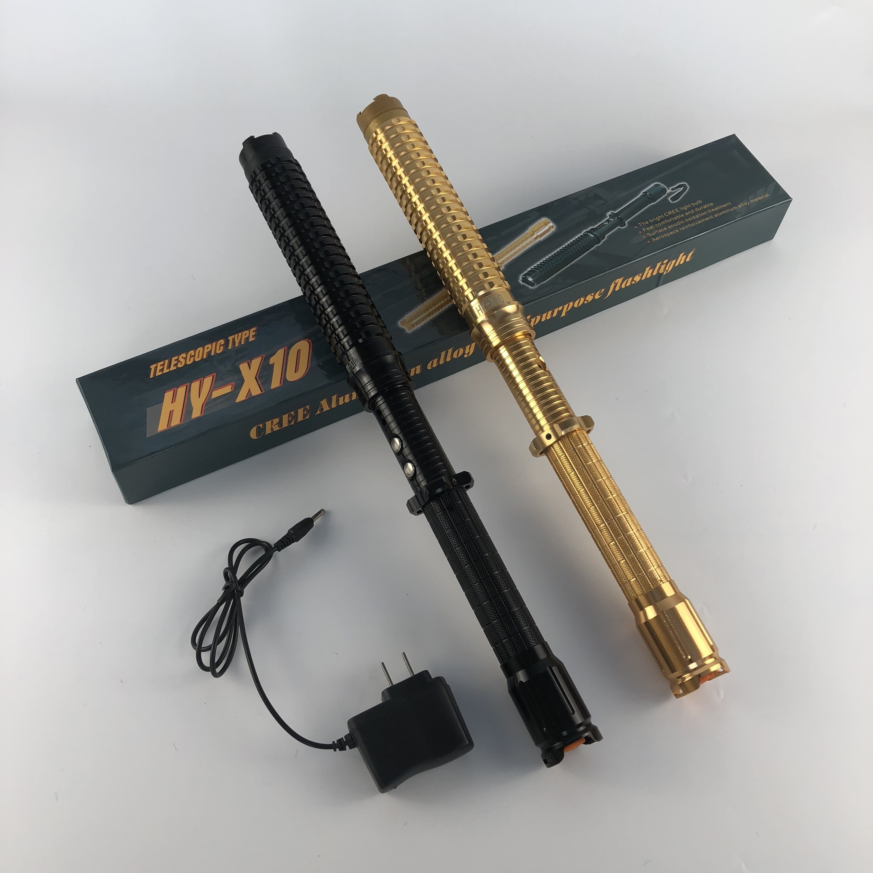 Self Defense Flashlight - High Power Torch with Strobe Function